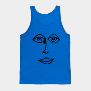 smiling face Tank Top